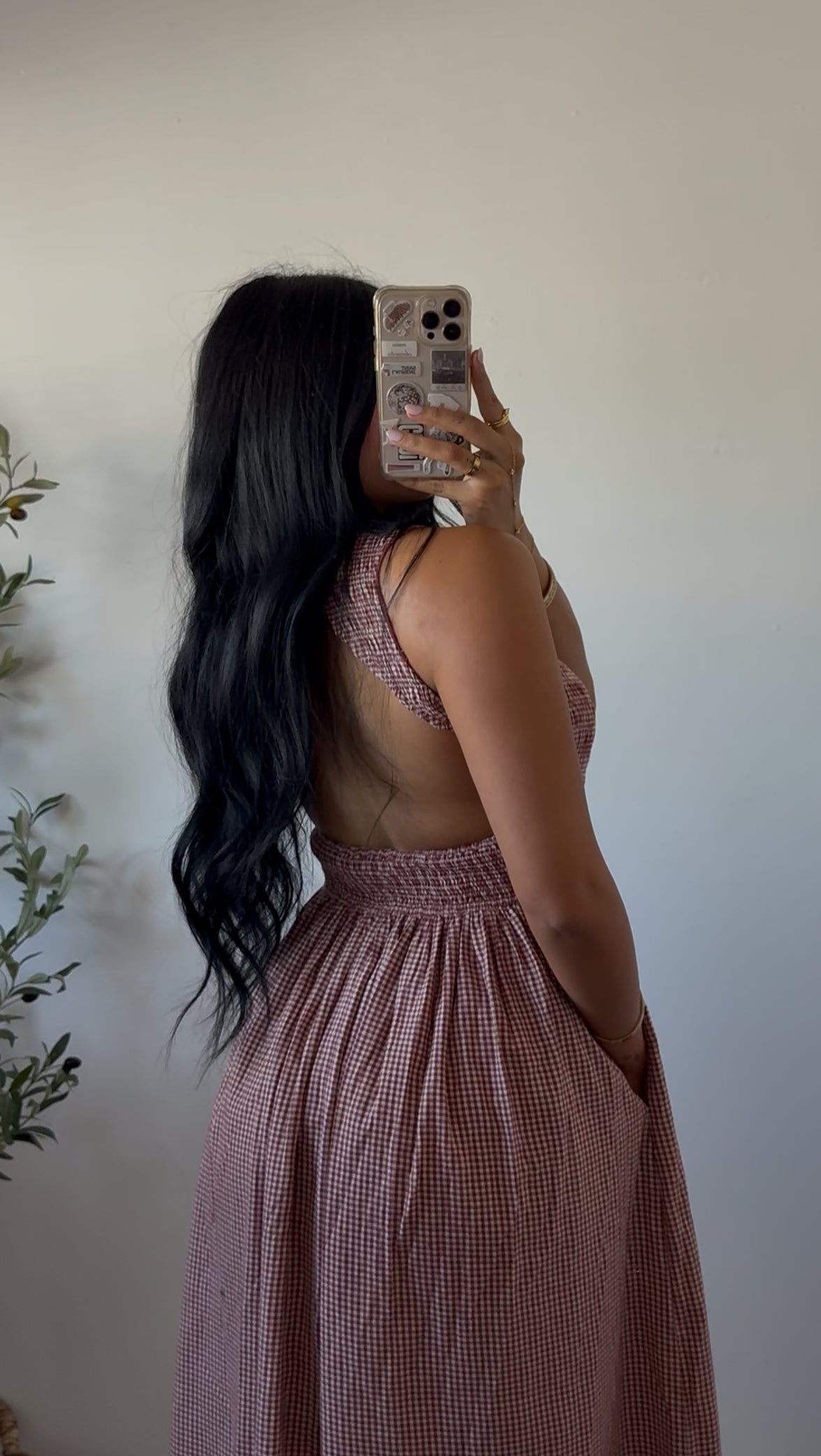 CHERIE GINGHAM DRESS