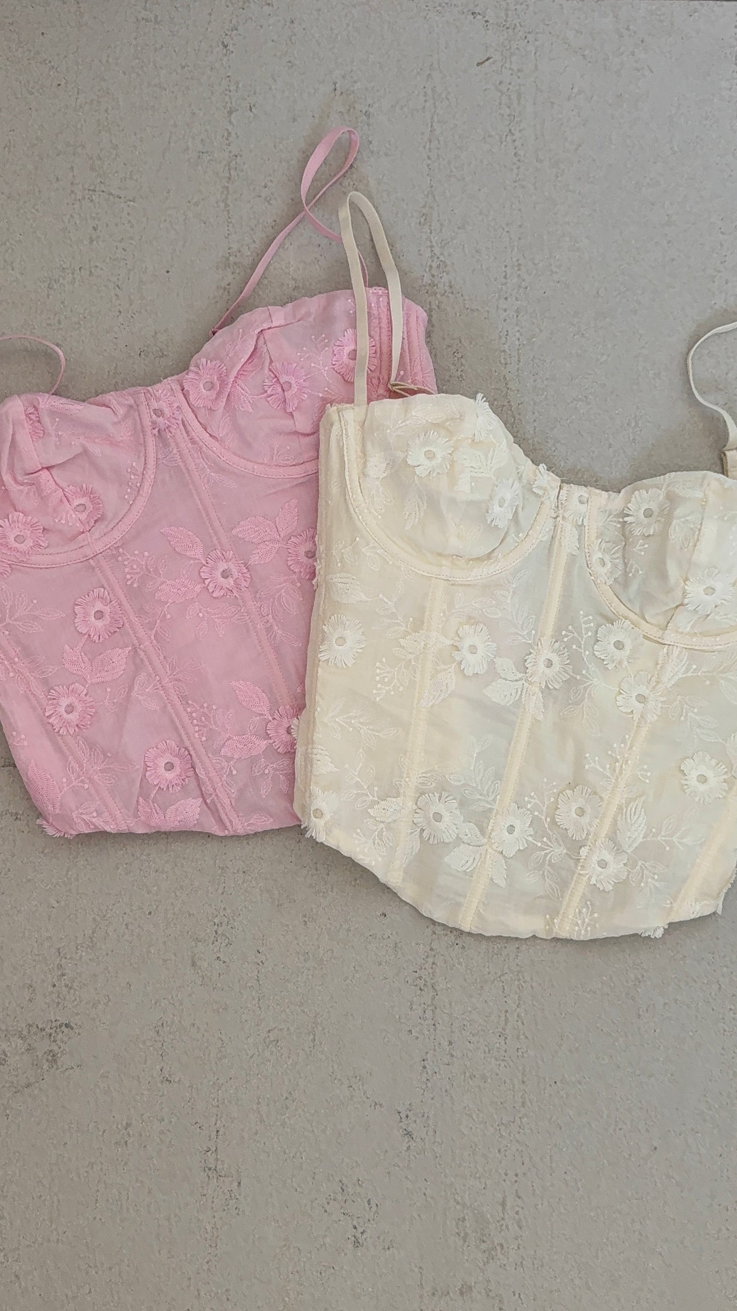 ETERNAL BLOOM CORSET — BLUSH