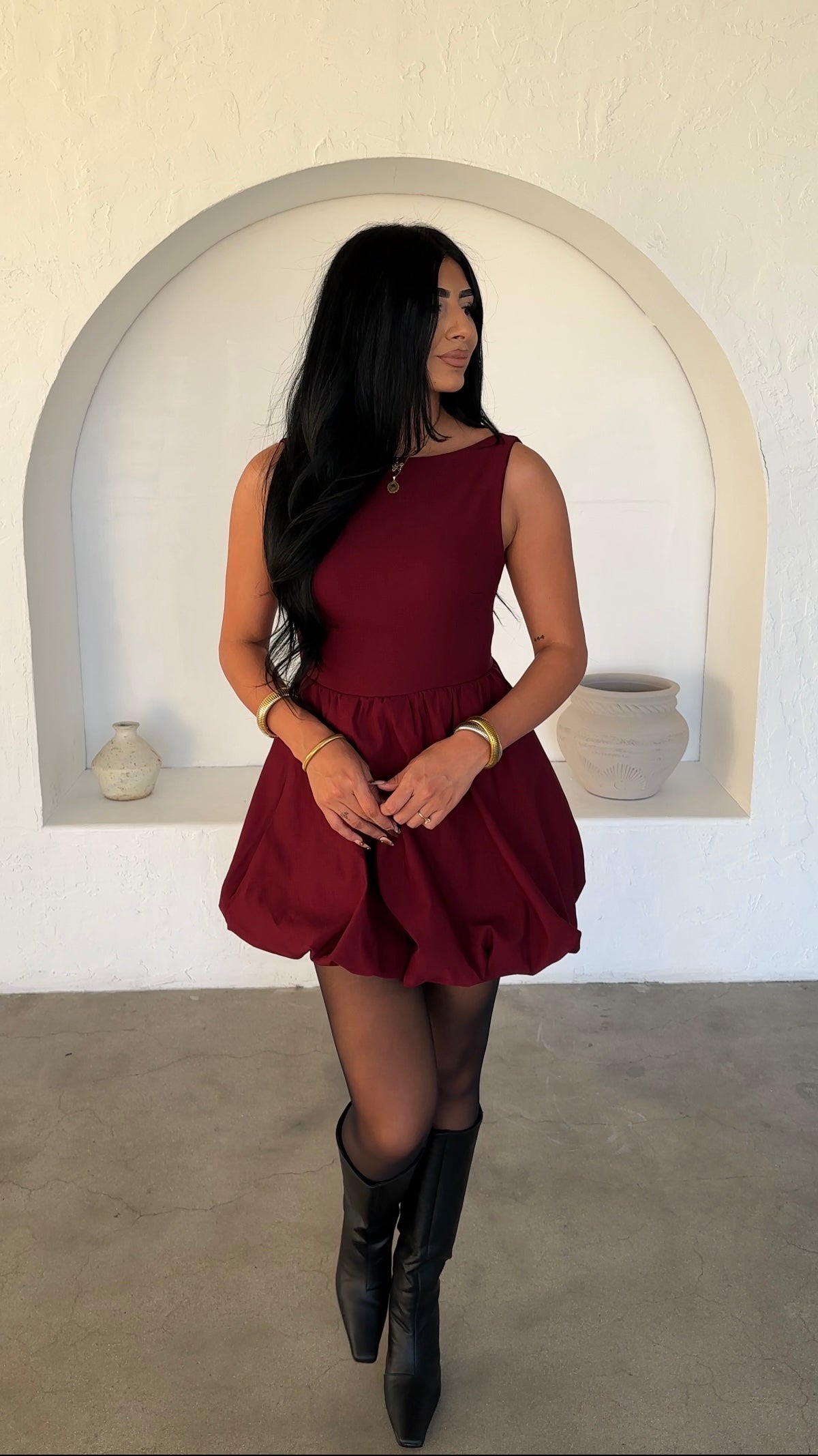 FOREVER THANKFUL BUBBLE DRESS