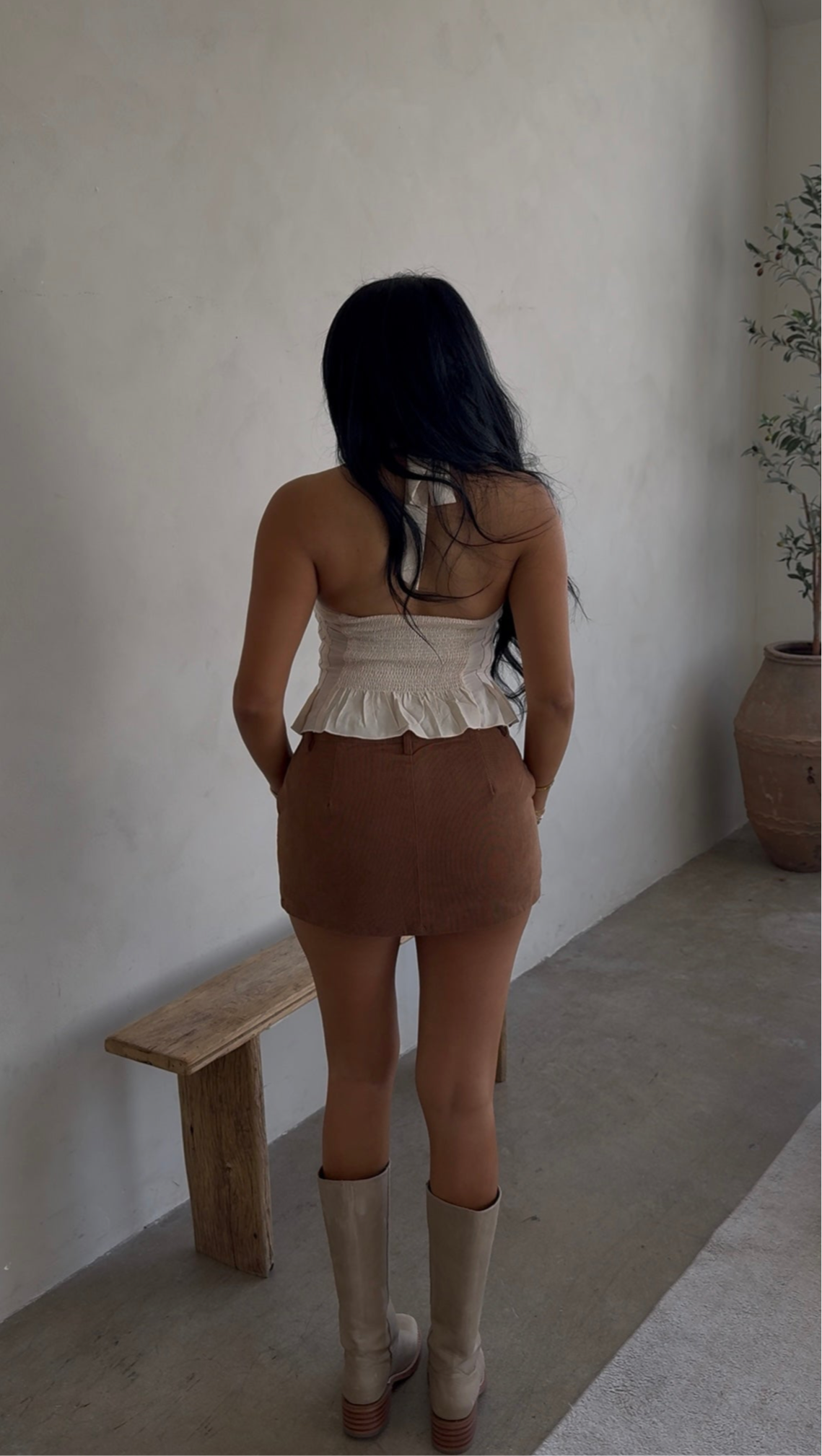 AUTUMN GLOW HALTER
