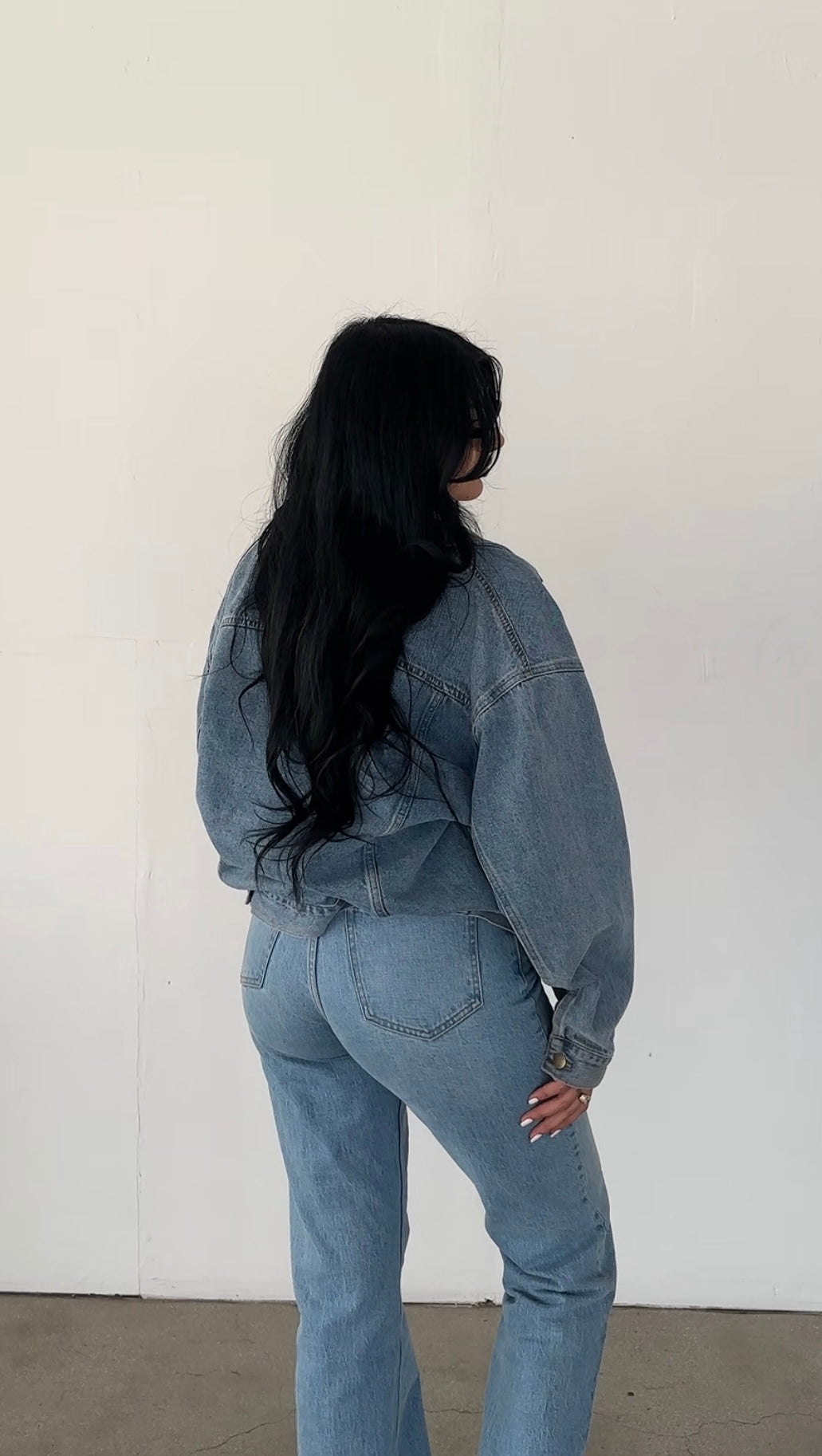 YOUR ANGEL OVERSIZED DENIM JACKET