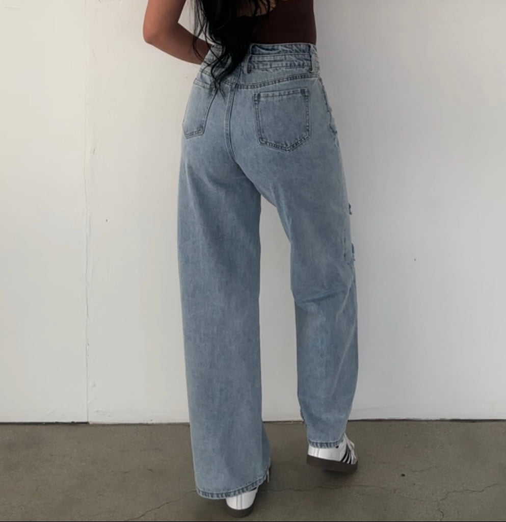 CALL IT LOVE DENIM CROSSOVER JEANS
