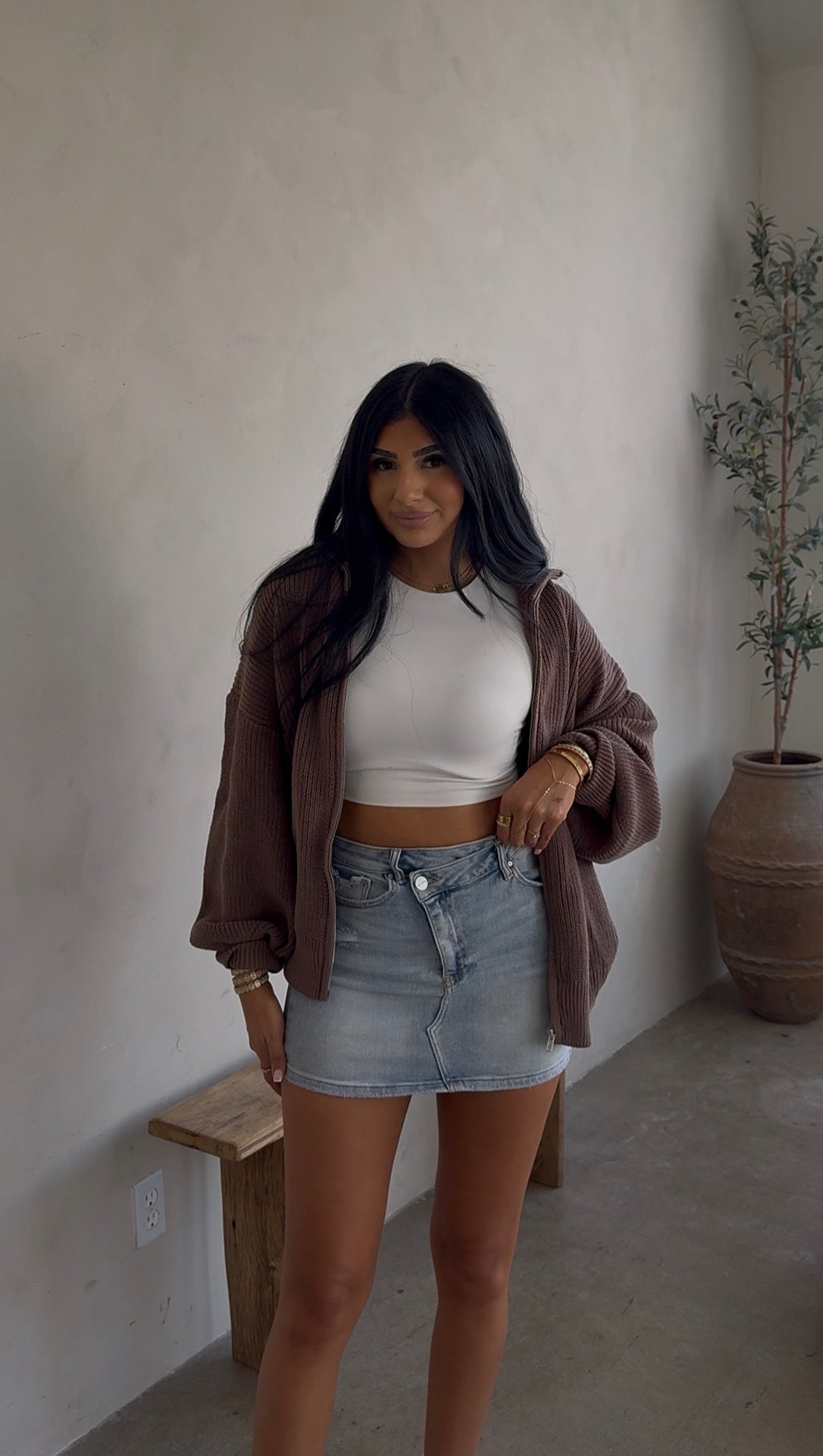 COZY GIRL OVERSIZED KNIT SWEATER