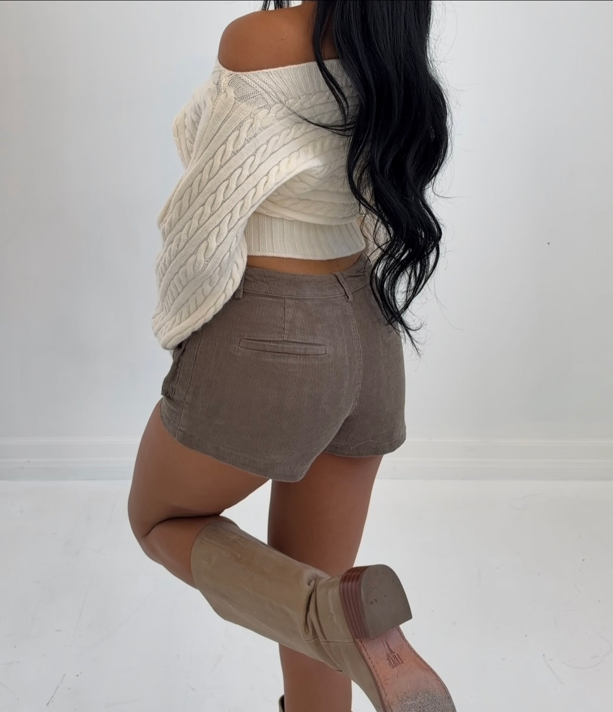 FALL FOR ME CORDUROY SHORTS