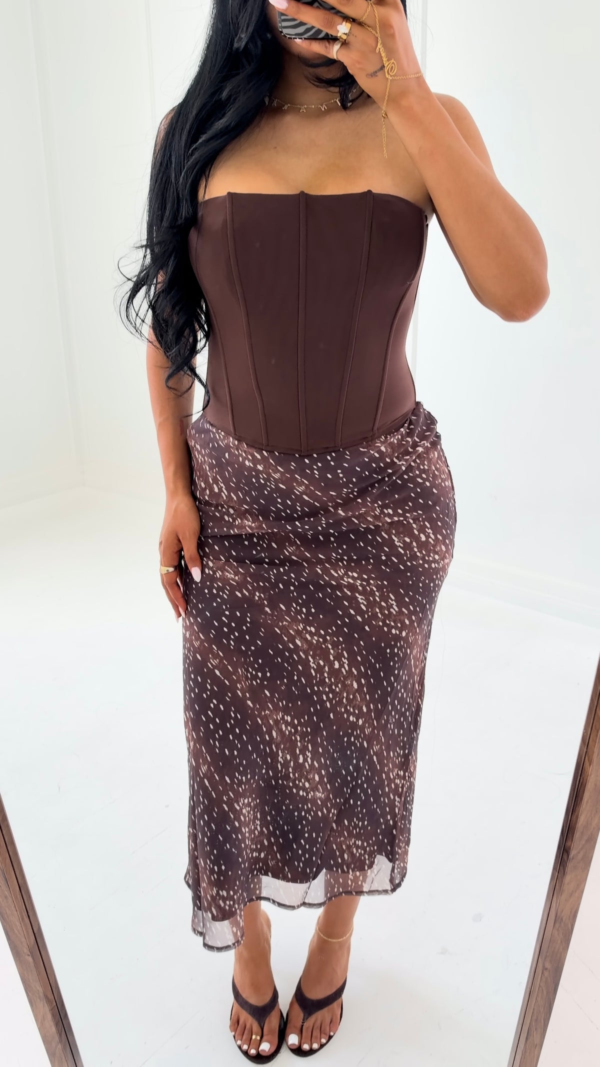 BAMBI MOCHA SKIRT