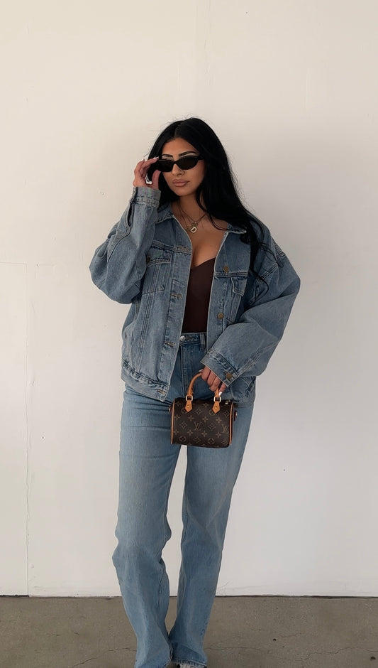 YOUR ANGEL OVERSIZED DENIM JACKET