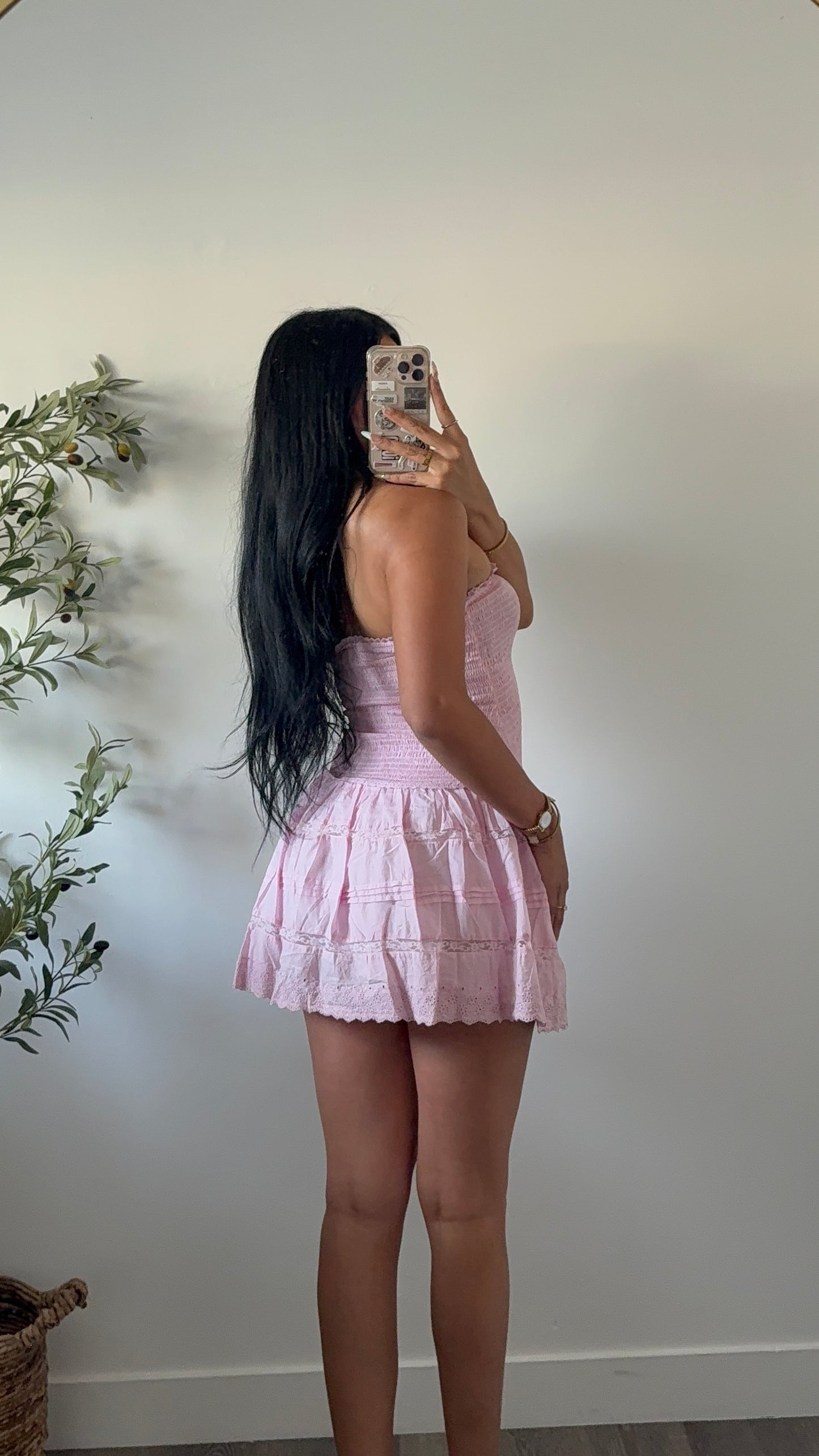 BLUSHING BABE DRESS