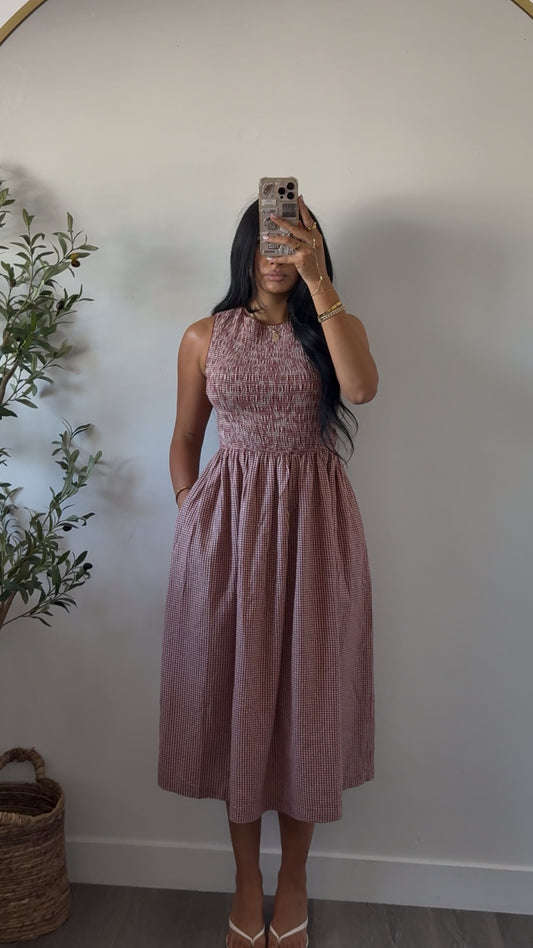 CHERIE GINGHAM DRESS