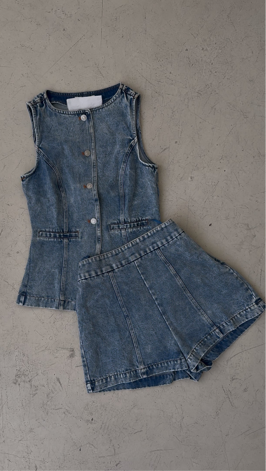 JUST IN CASE DENIM SET