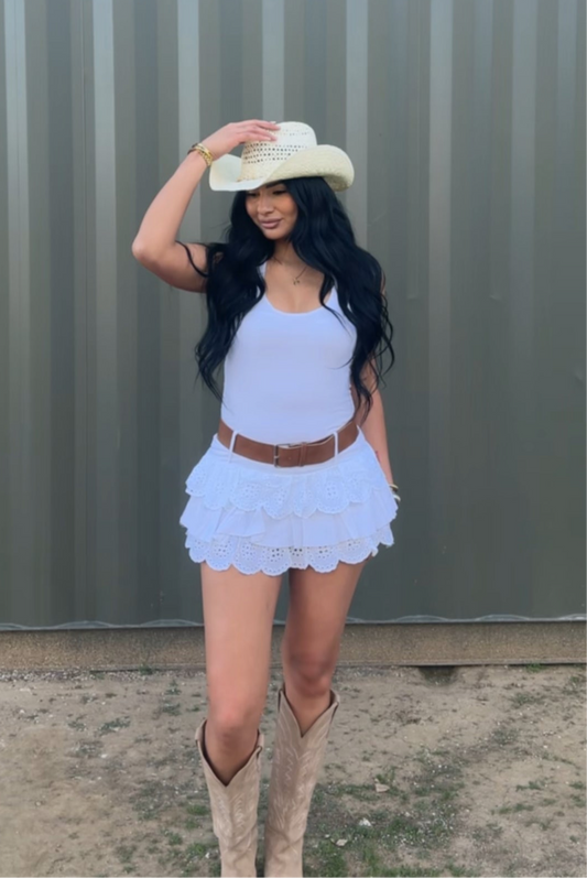 BOHO BABE EYELET DRESS