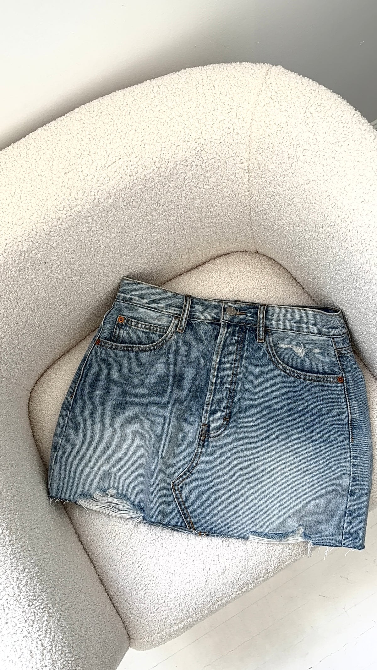 AUTUMN EDIT DENIM SKIRT