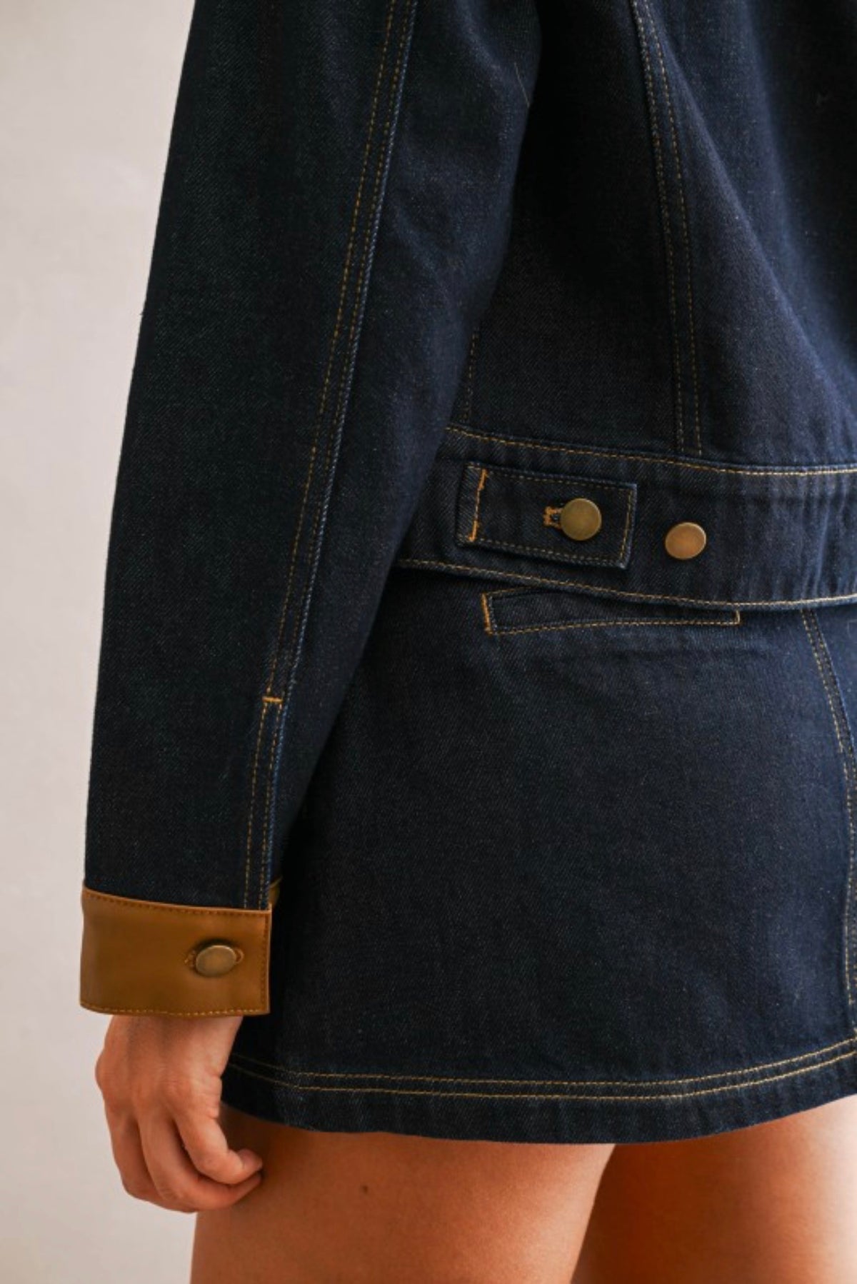 COFFEE DATE DENIM SKORT SET