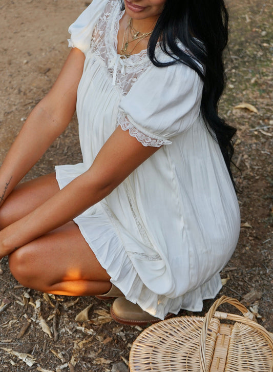 LOVE STORY SATIN DRESS