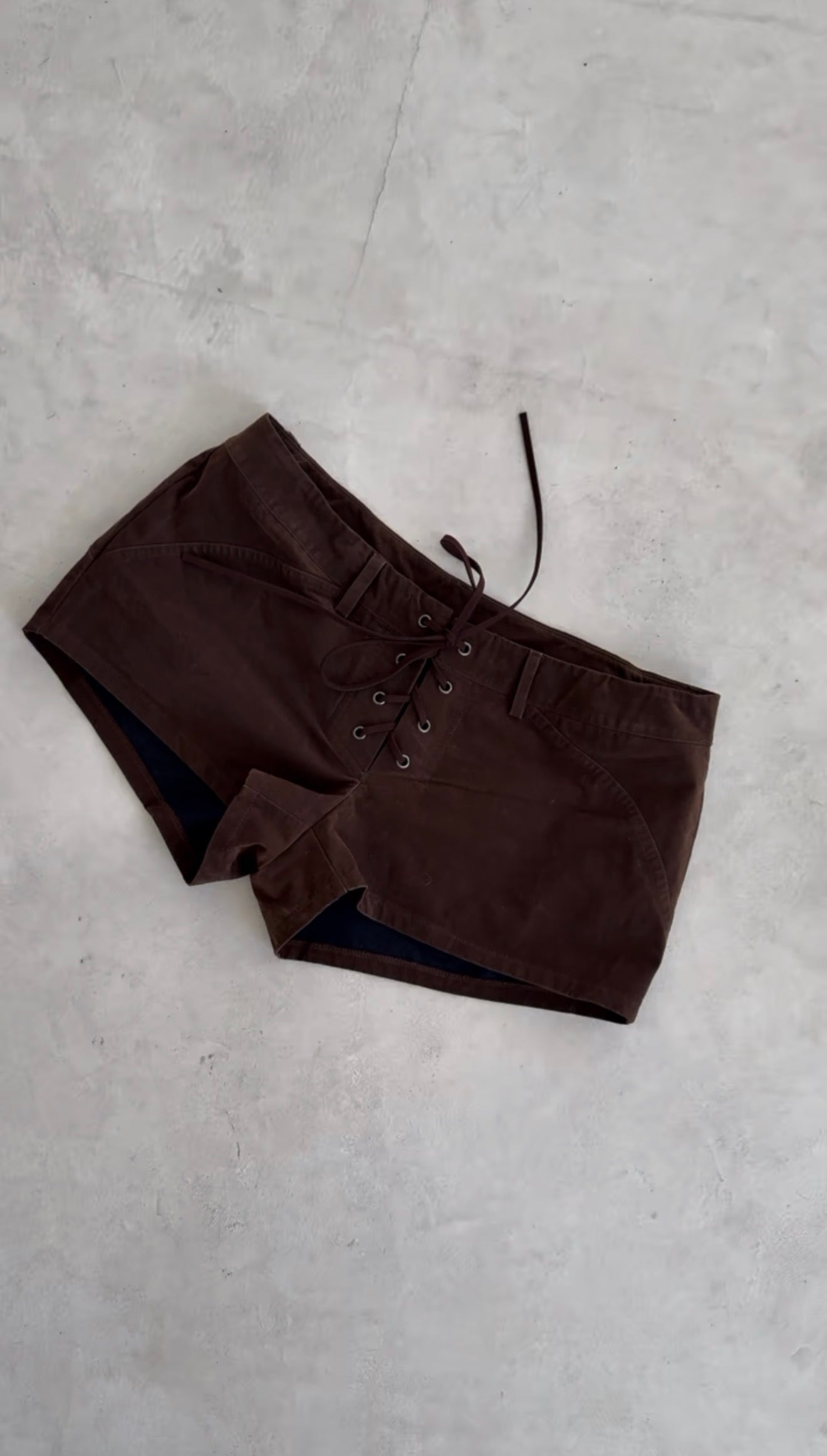 SUEDE MICRO SHORTS
