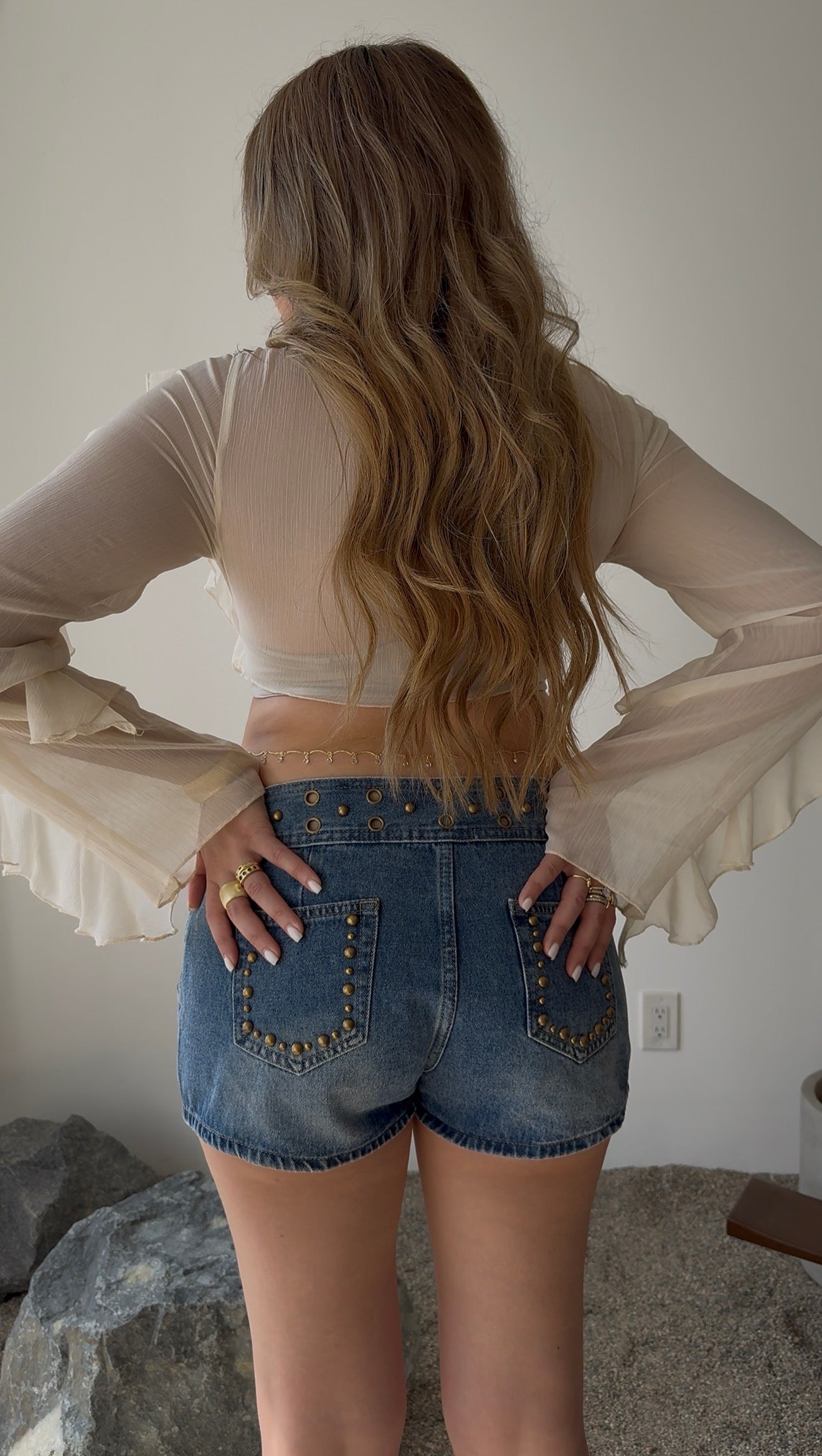 ZYRA DENIM SHORTS
