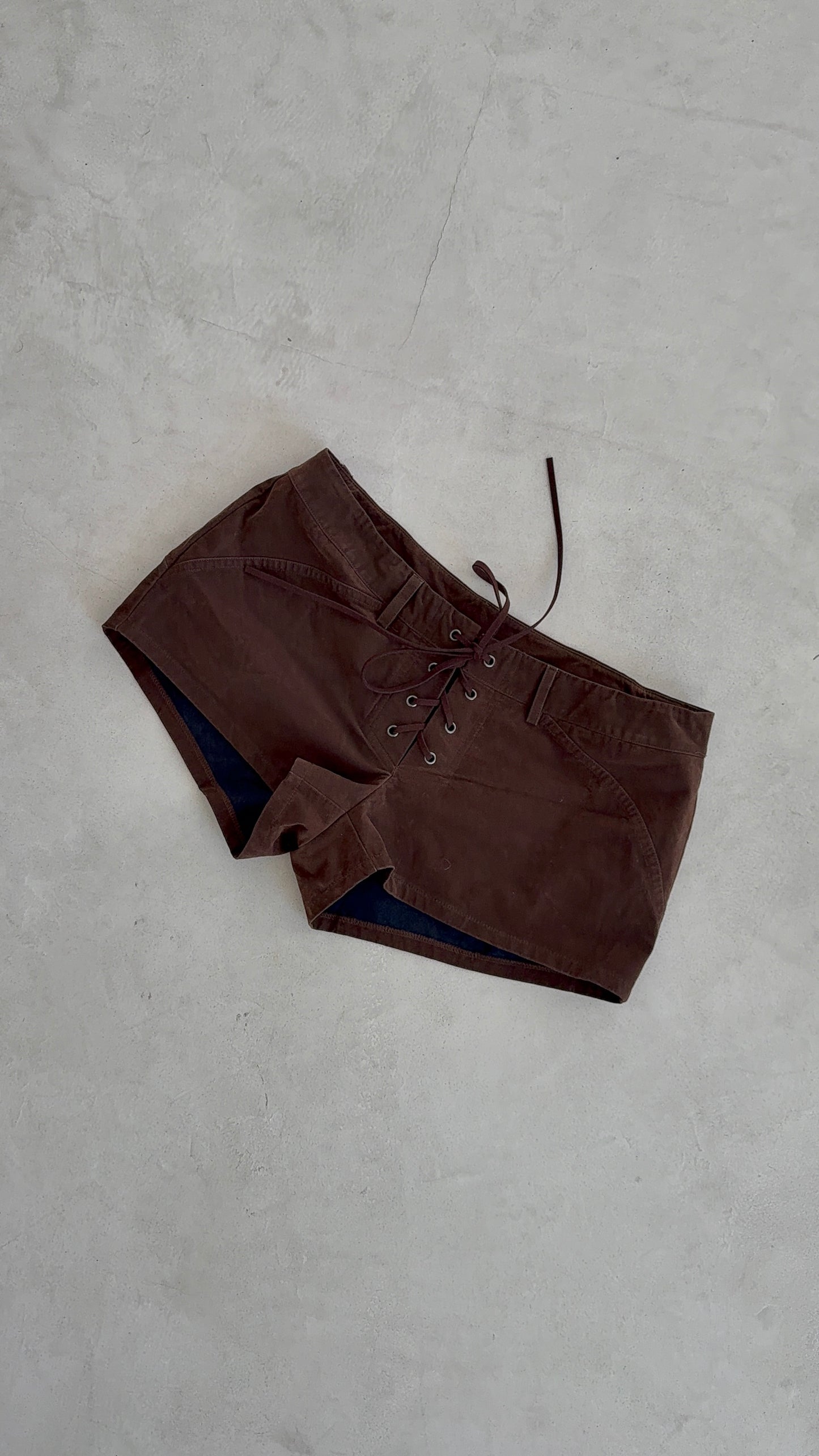 CAMRYN SUEDE MICRO SHORTS