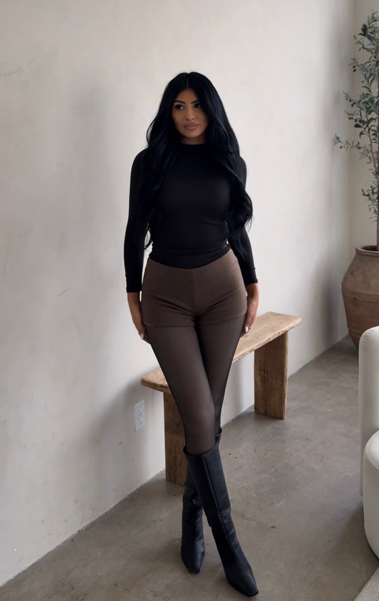 INARA ESSENTIAL LONG SLEEVE TOP