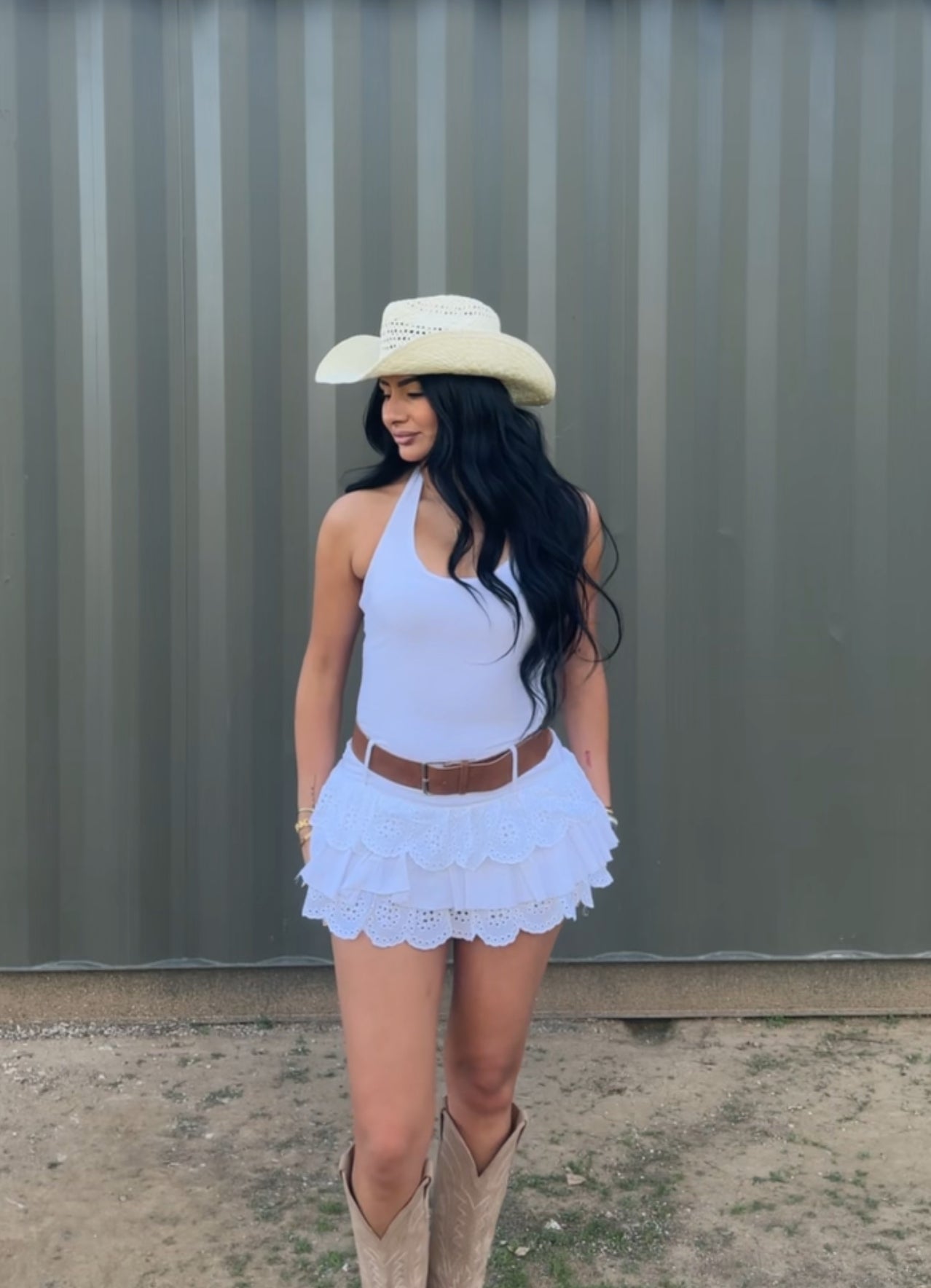 BOHO BABE EYELET DRESS