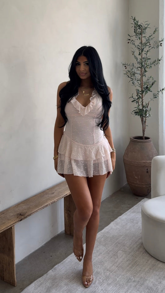 FLIRT ALERT LACE DRESS