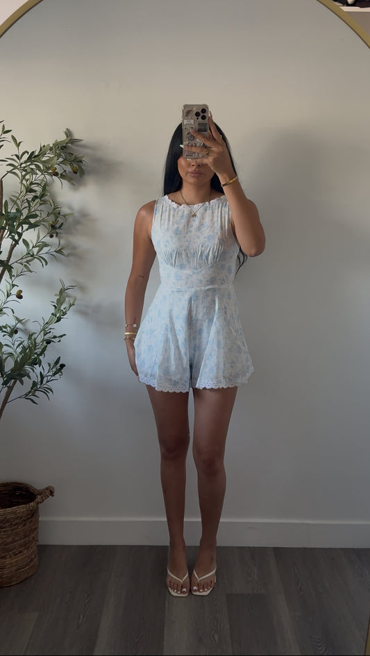 BLOOMING BABE ROMPER