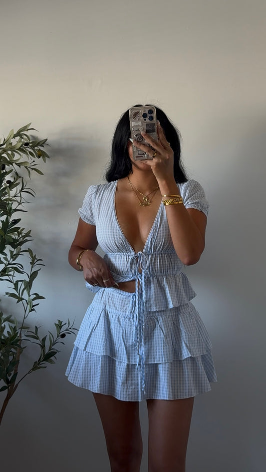 BRUNCH DATE GINGHAM SET