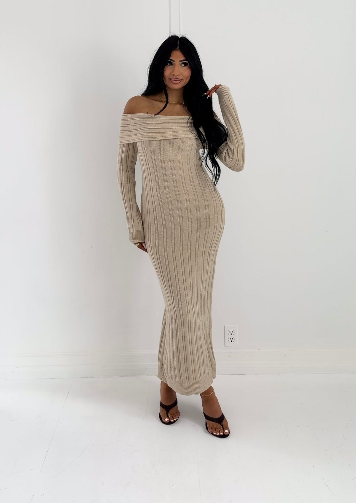 GRATEFUL HEART KNIT DRESS